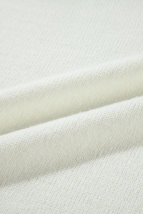 Rose Red Flower Pattern Open Front Cardigan